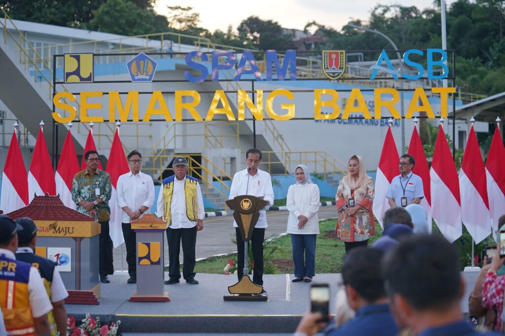 Inauguration of West Semarang Drinking Water Supply System (SPAM)