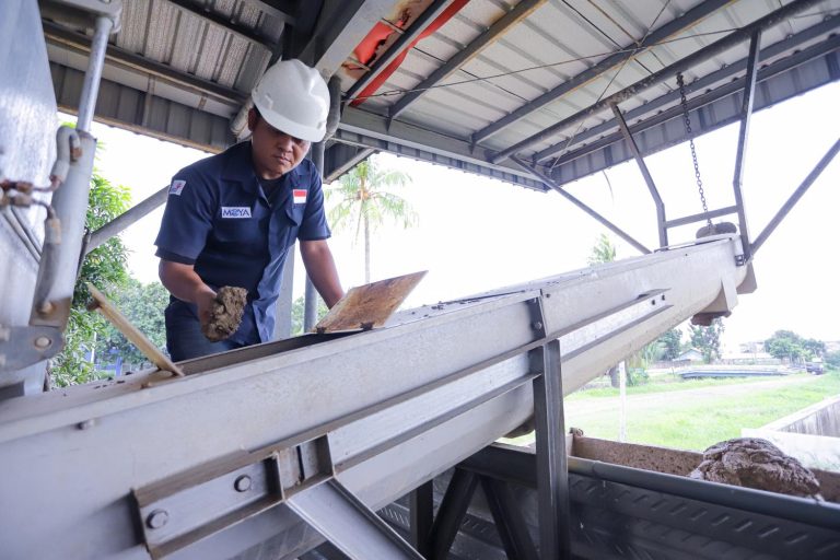 Pengolahan Lumpur IPA Buaran, PT Air Bersih Jakarta