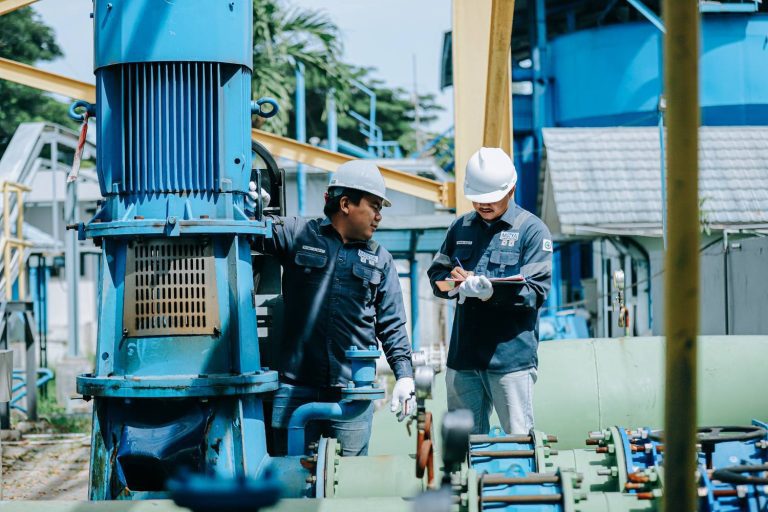 Inspeksi Kondisi Pompa Air Baku di Area Intake Mekarsari,  PT Moya Tangerang