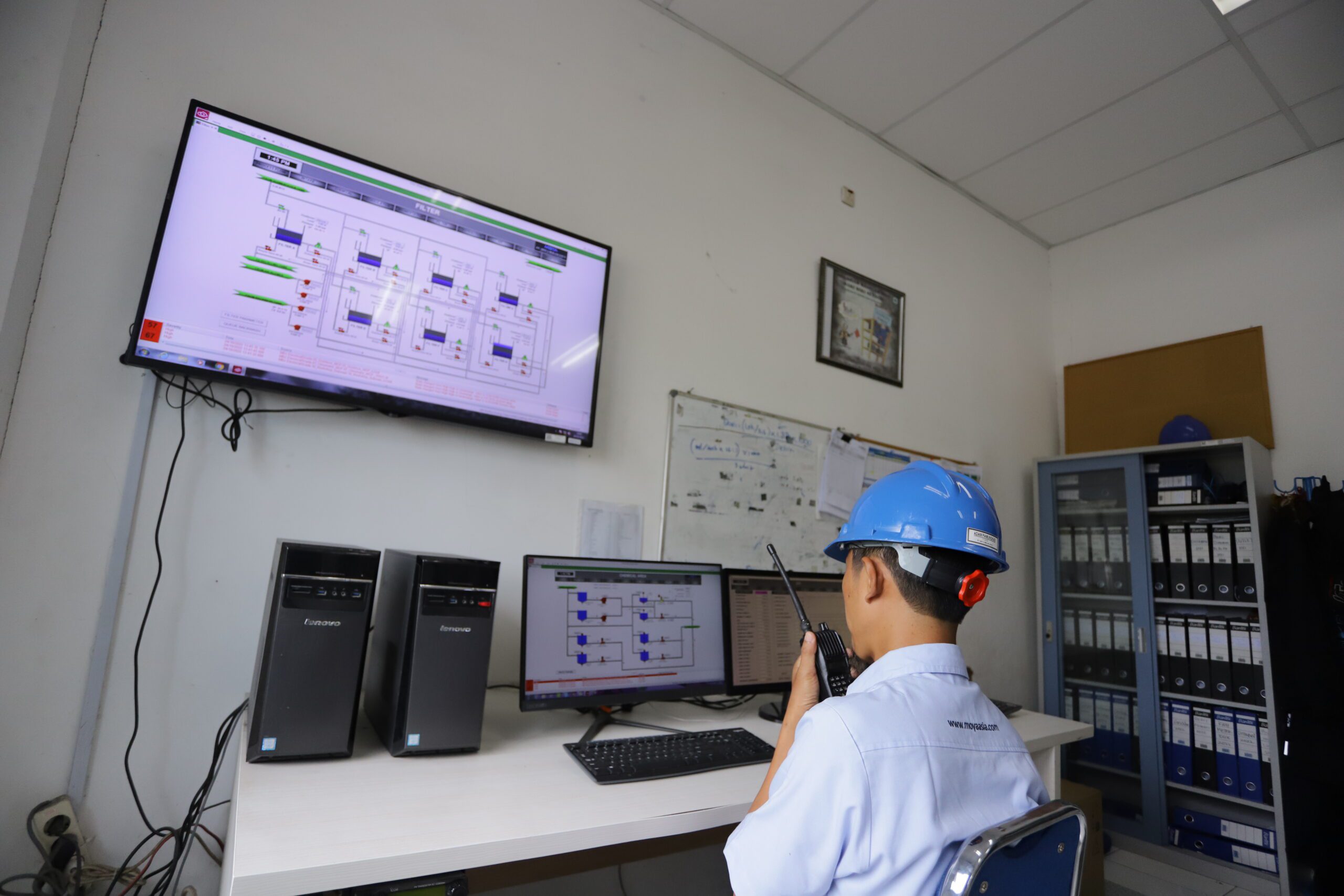 Ruang Kontrol IPA Tegal Gede, PT Moya Bekasi Jaya