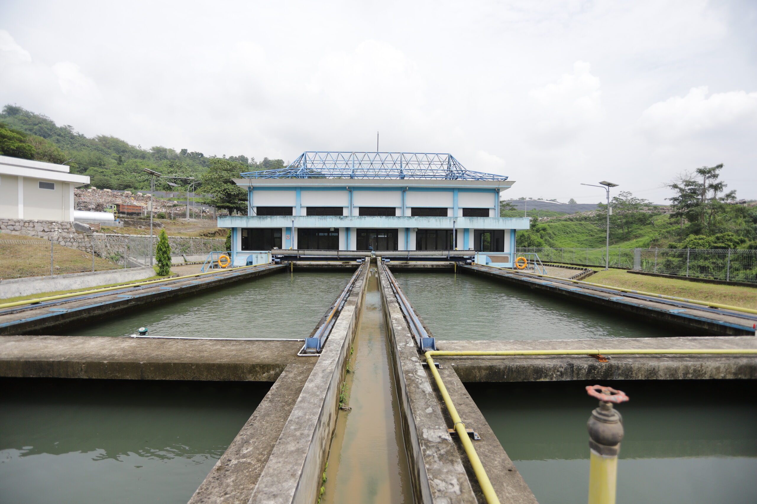 Bak Prasedimentasi untuk IPA Bambankerep, PT Air Semarang Barat