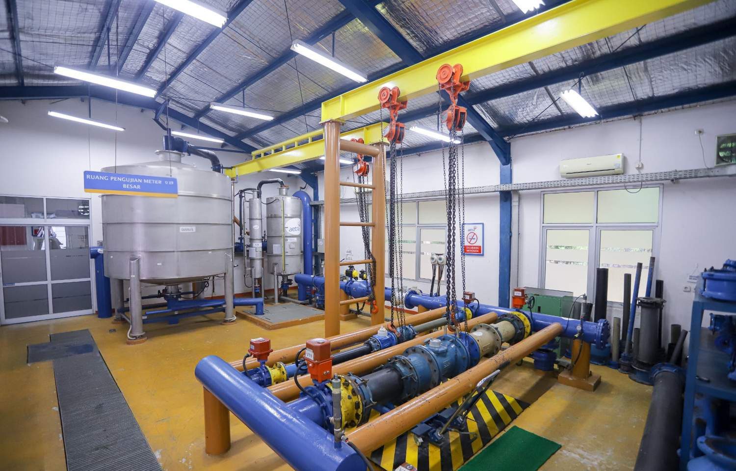 Ruang Uji Meter IPA Buaran, PT Air Bersih Jakarta