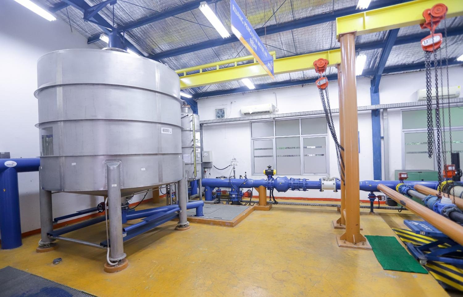 Ruang Uji Meter IPA Buaran, PT Air Bersih Jakarta