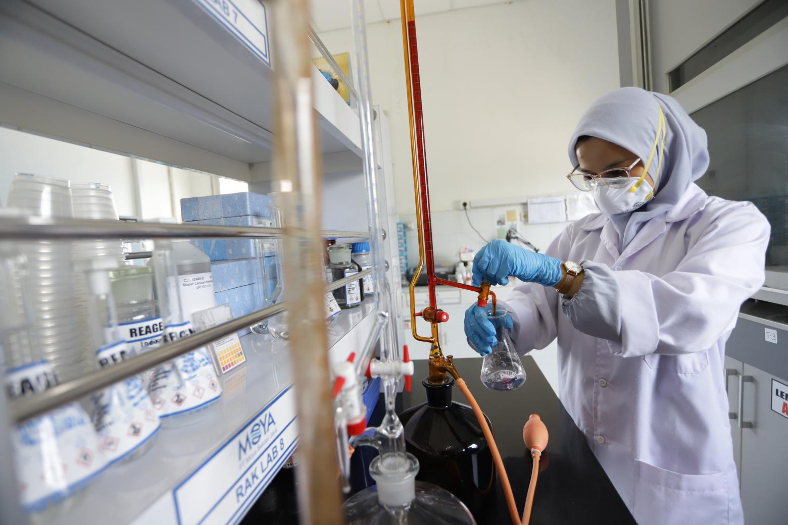 Laboratorium Kualitas Air di IPA Tegal Gede, PT Moya Bekasi Jaya