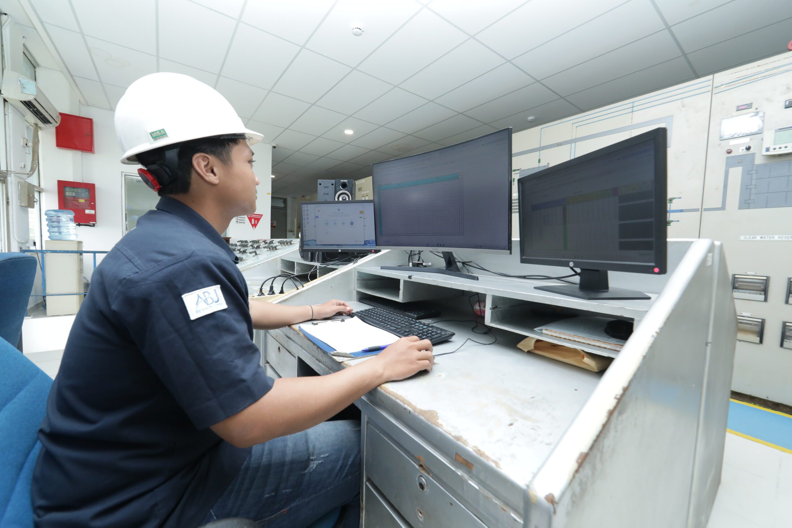 Ruang Kontrol IPA Pulogadung, PT Air Bersih Jakarta