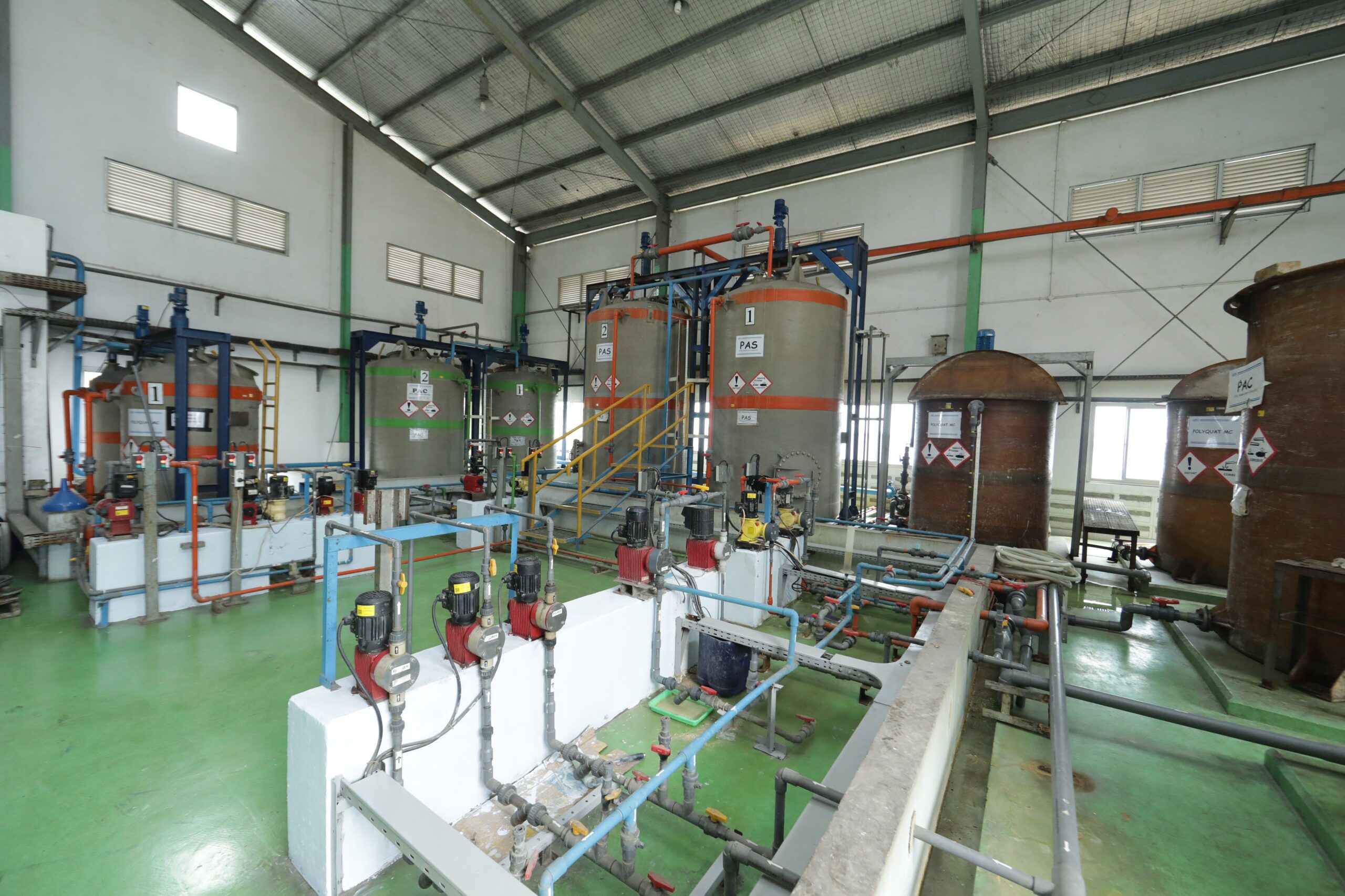 Pompa Dosing Kimia di IPA Tegal Gede, PT Moya Bekasi Jaya